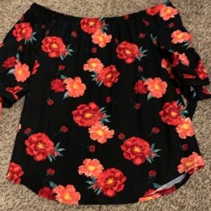 Off the shoulder shirt